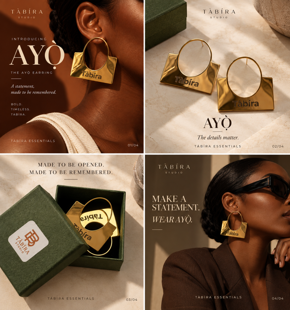 ÌRẸ̀ Statement Earrings