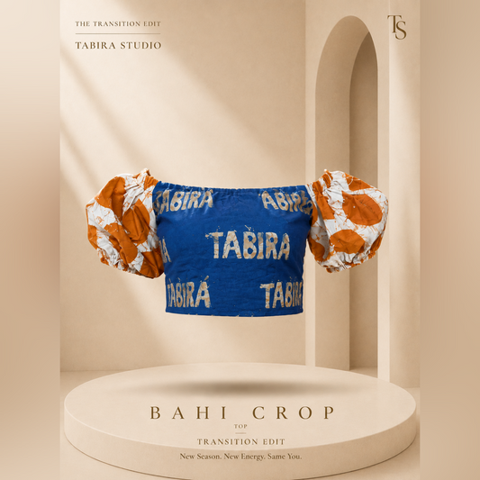 BAHI Crop Top (Blue)