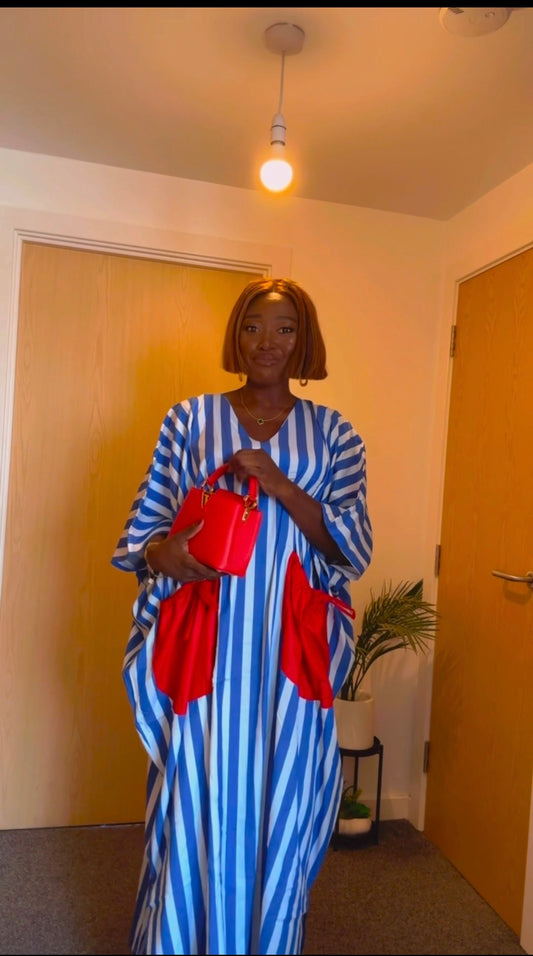 Red pockets STRIPED Dara bubu.